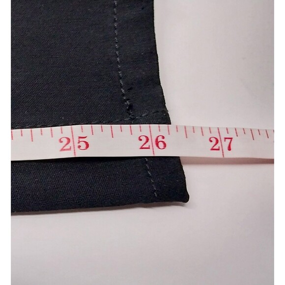 NEW Zac Rachel Womens 12P Pull On Pants Black Stretch Slim Ankle Petite Leggings - Picture 11 of 14